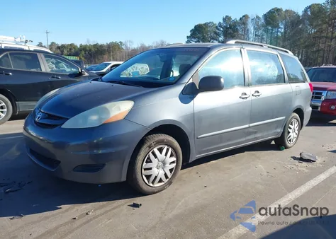 2006 Toyota Sienna Ce z USA, uszkodzony, nr VIN 5TDZA23C26S471434